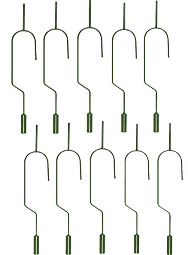 Echo lofting hooks with weight for decoying, designed as magnets and flappers for bird hunting decoys.