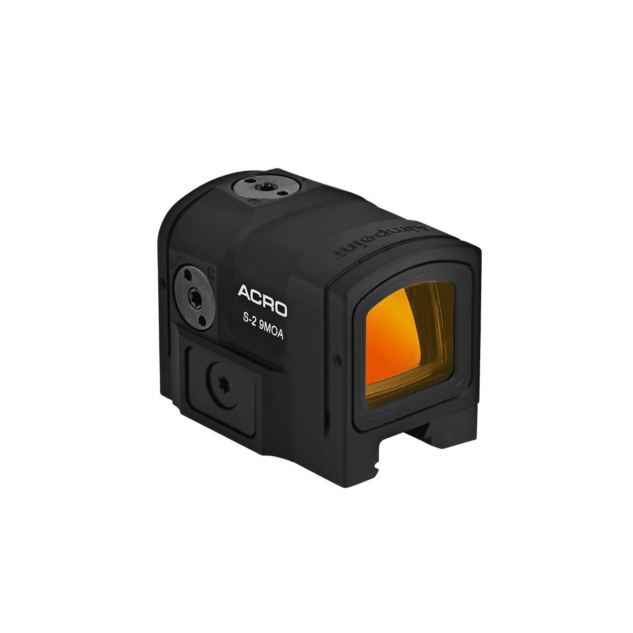 EDGAR Aimpoint Acro S-2 shotgun red dot sight mounted on a firearm for quick target acquisition and improved shooting accuracy