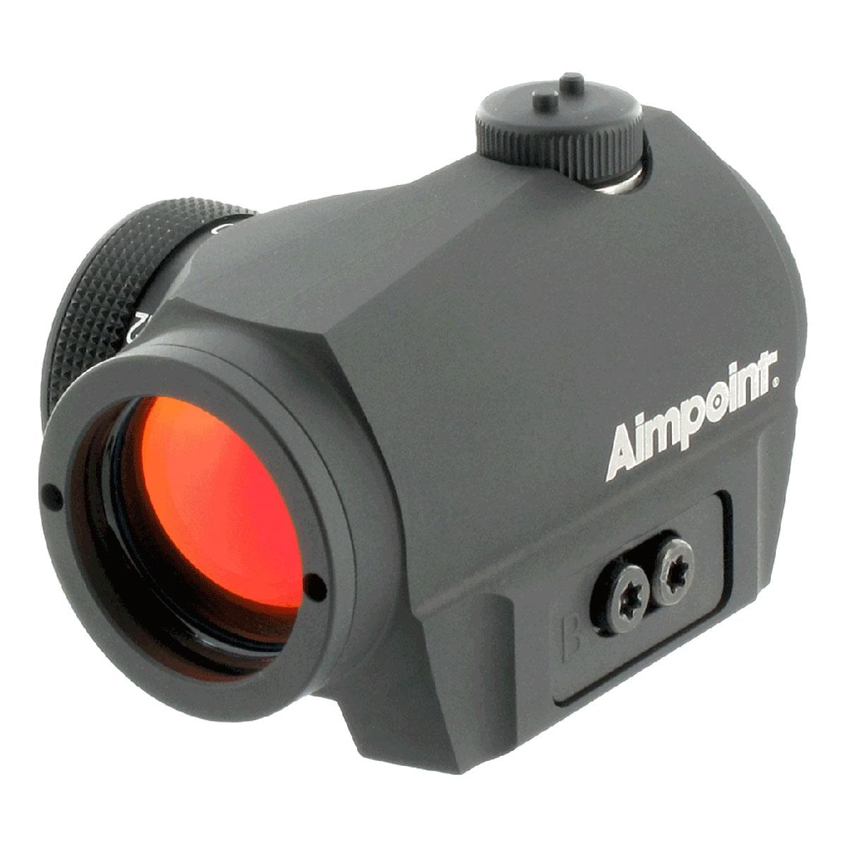 EDGAR AIMPOINT MICRO S-1 red dot shotgun sight with 6MOA reticle mounted on a firearm for quick target acquisition