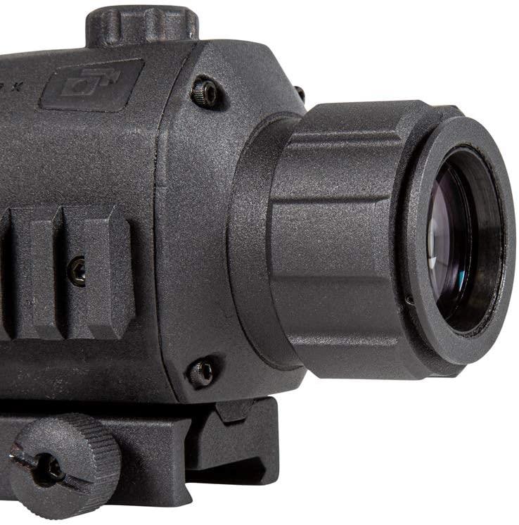 EDGAR Sightmark Wraith 4K Max 3-24x50 riflescope with IR digital night vision, black scope mounted on a rifle.