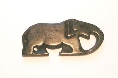 Decorative elephant sculpture by A1 DECOY LTD, featuring detailed carvings and a natural finish for home décor.