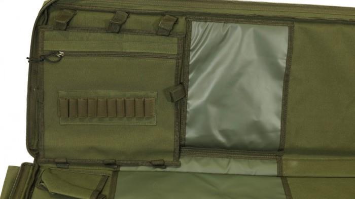Green 51-inch ELITE tactical gear bag made of 600D durable fabric, designed for outdoor and tactical equipment storage.