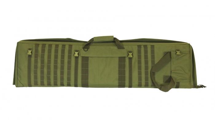 Green ELITE 51' 600D tactical gear bag with multiple compartments and durable fabric for outdoor and tactical use.