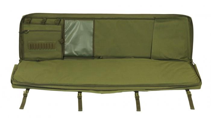 Green ELITE 51' 600D tactical gear bag featuring multiple compartments and sturdy handles for outdoor or military use.