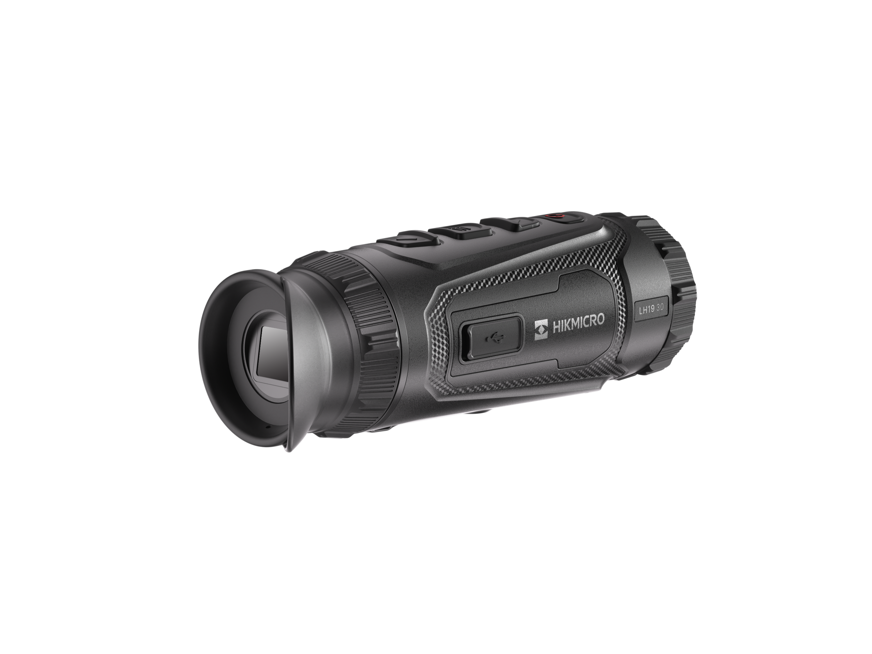 ELITE HIKMICRO Lynx 3.0 19mm thermal monocular showing the device's compact design and thermal lens for outdoor use.