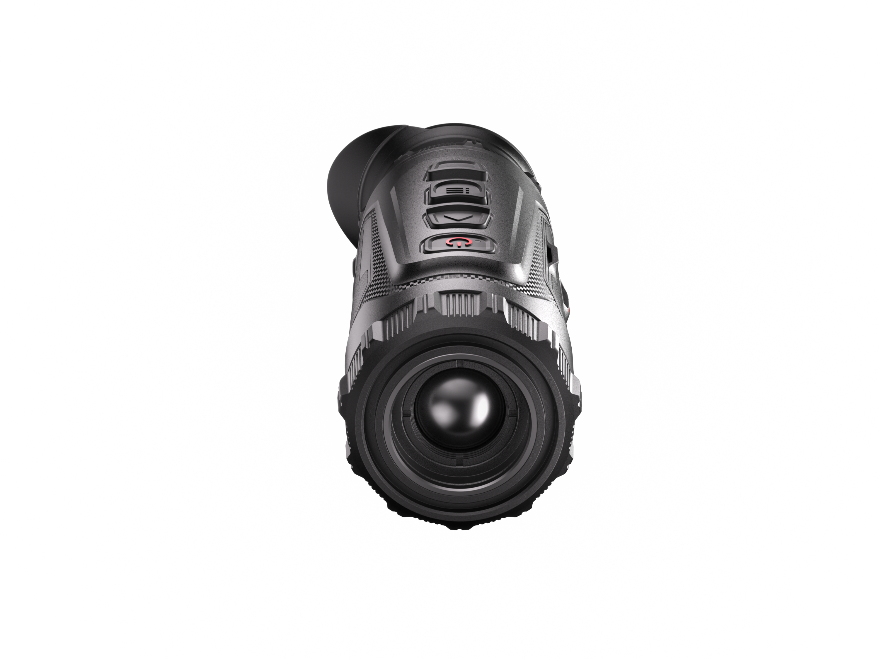 ELITE HIKMICRO Lynx 3.0 19mm thermal monocular showing the compact device with lens and control buttons for outdoor use.