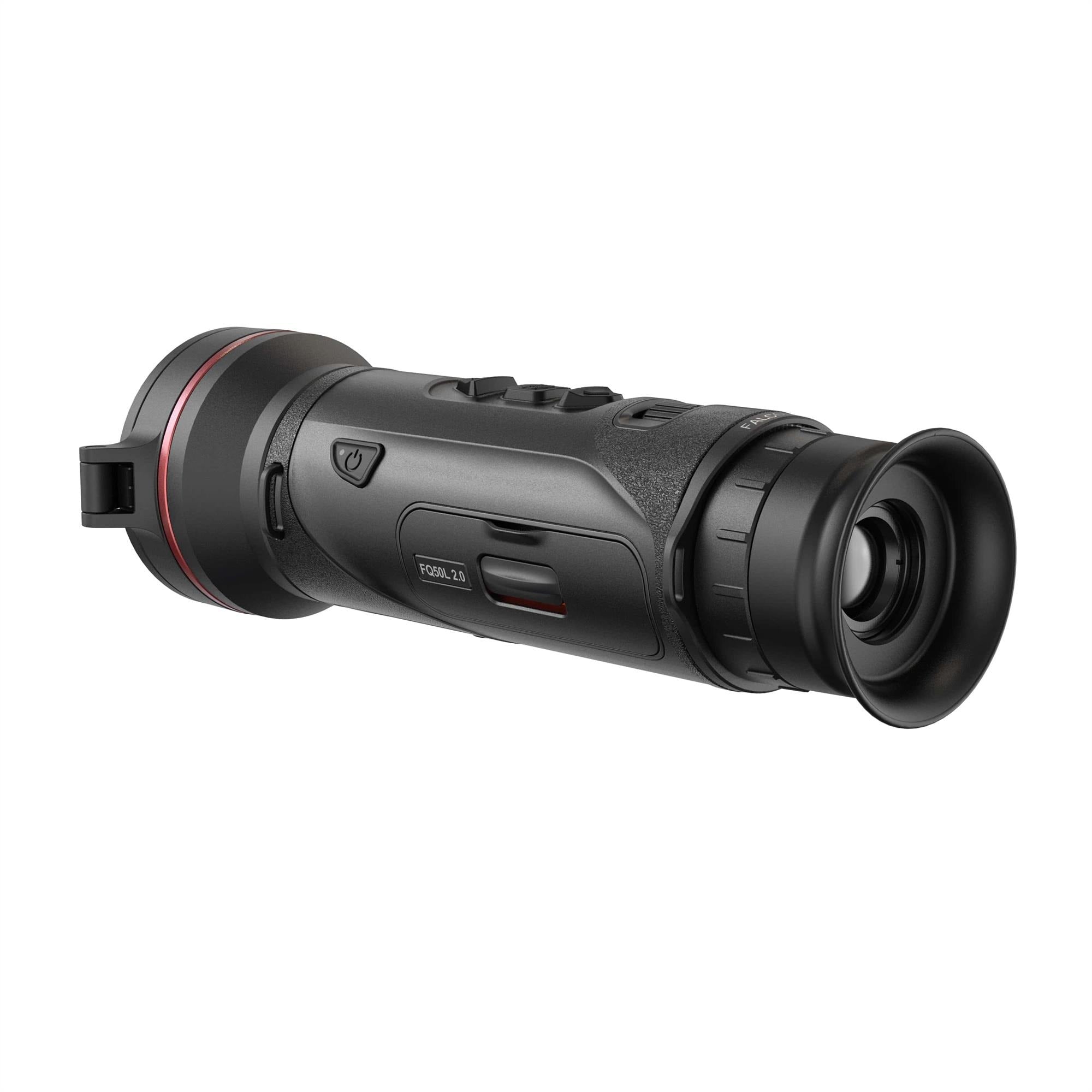 ELITE HIKMICRO Falcon FQ50L 2.0 handheld thermal imager monocular with 50mm lens, 640x512 resolution, and laser rangefinder.