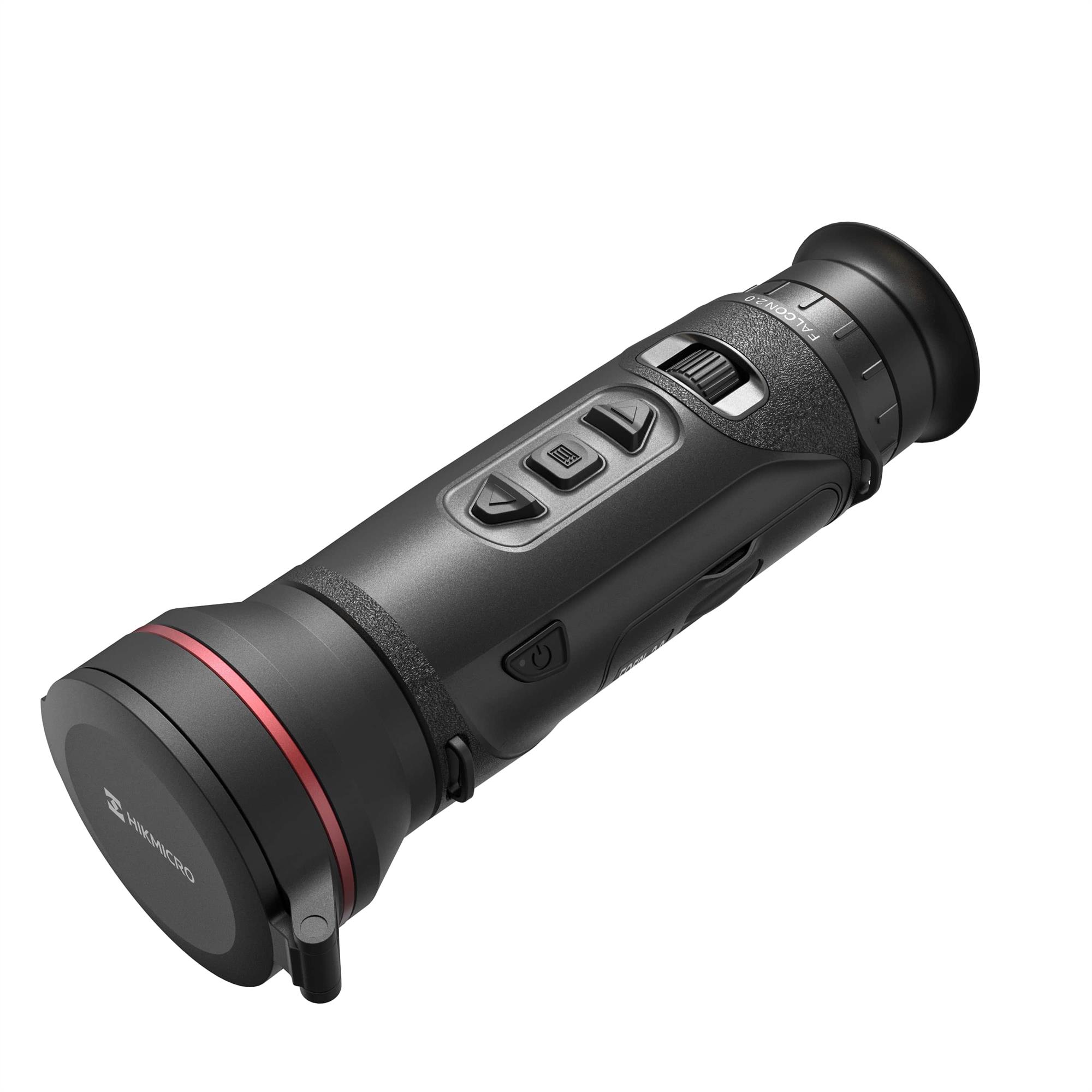 ELITE HIKMICRO Falcon FQ50L 2.0 handheld thermal imager monocular with 50mm lens, 640x512 resolution, and laser rangefinder.