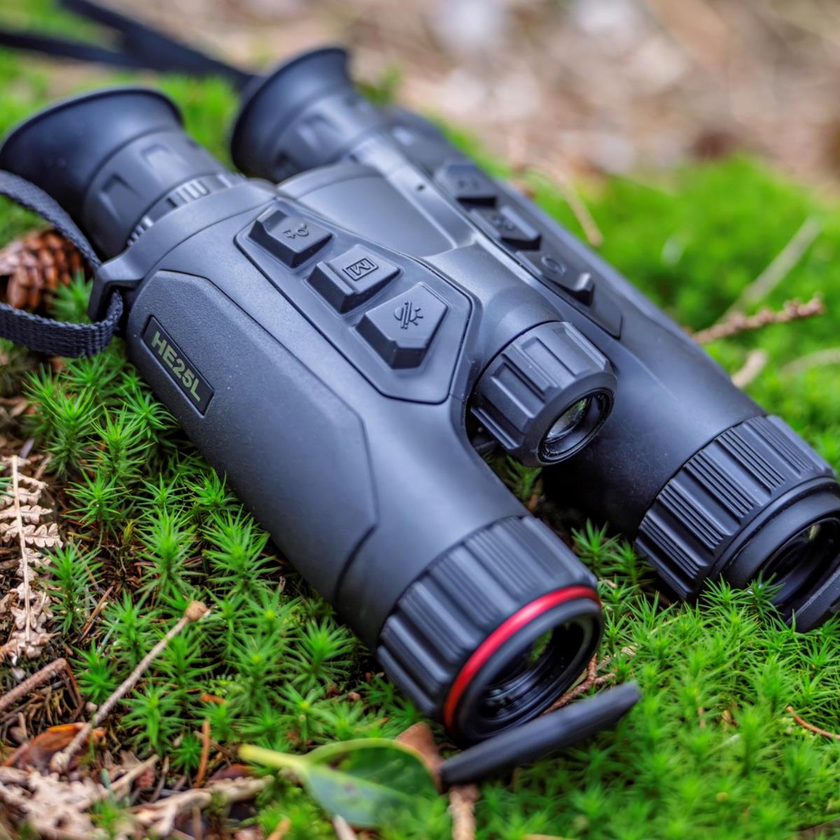 ELITE HIKMICRO HABROK 4K HE25L thermal binoculars with night vision, featuring a sleek design and advanced thermal imaging technology.