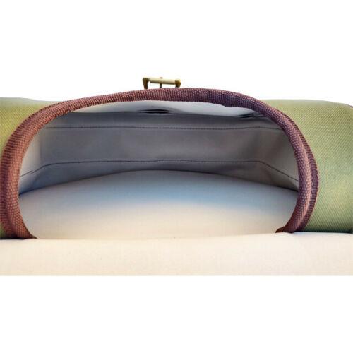 Green Fairfax cartridge bag with 175-capacity for storing and organizing gaming or collectible cartridges.