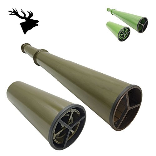 Dark green Stag Red Deer Call by FAULHABER with textured surface and ergonomic design for hunting and wildlife calls.