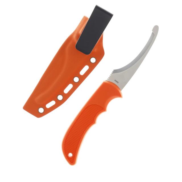 FRITZMANN Boker Magnum fixed gutting knife with stainless steel blade and ergonomic handle for precise fish cleaning.