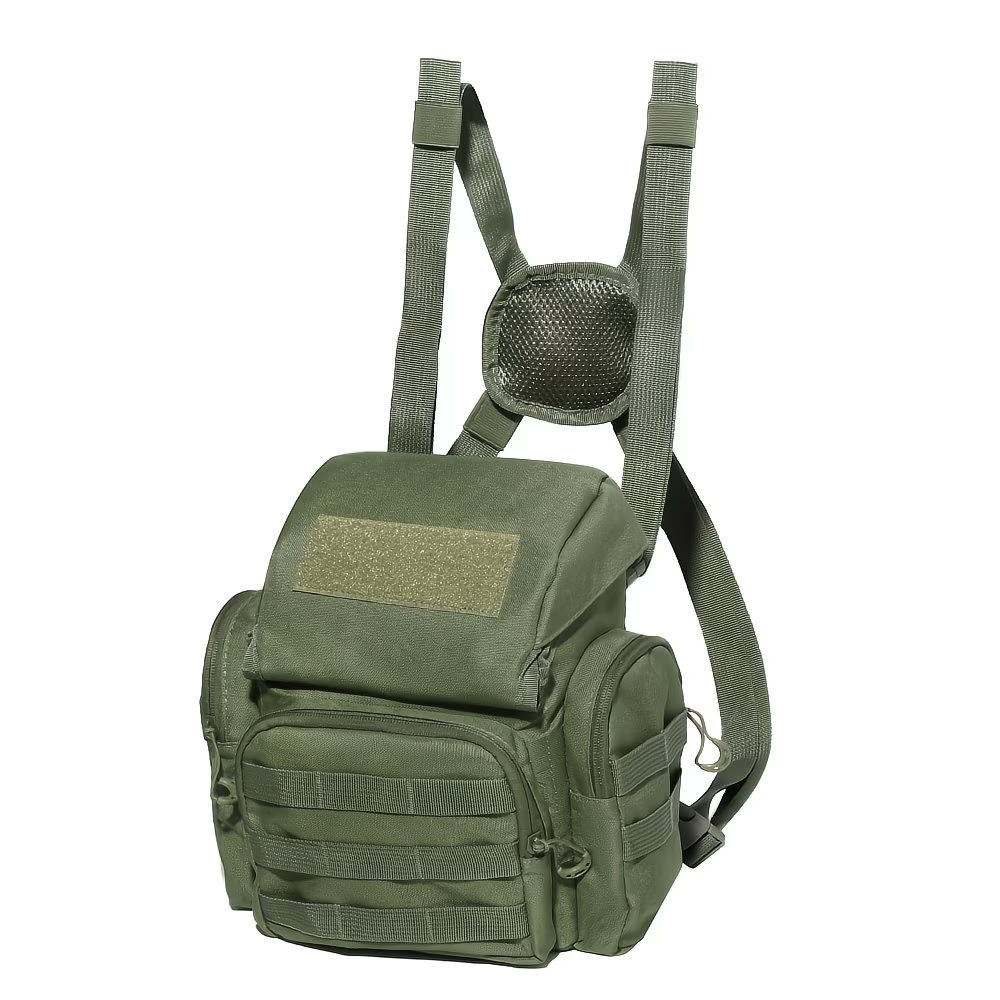 Adjustable Binocular Habrok Chest Pack Green