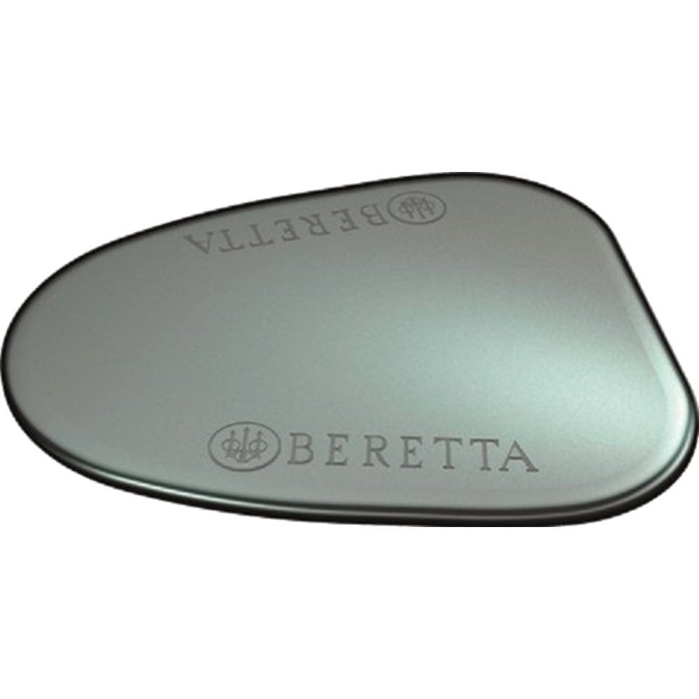Black GMK Beretta Gel-Tex cheek protector with thick gel padding for enhanced shooting comfort and stability.