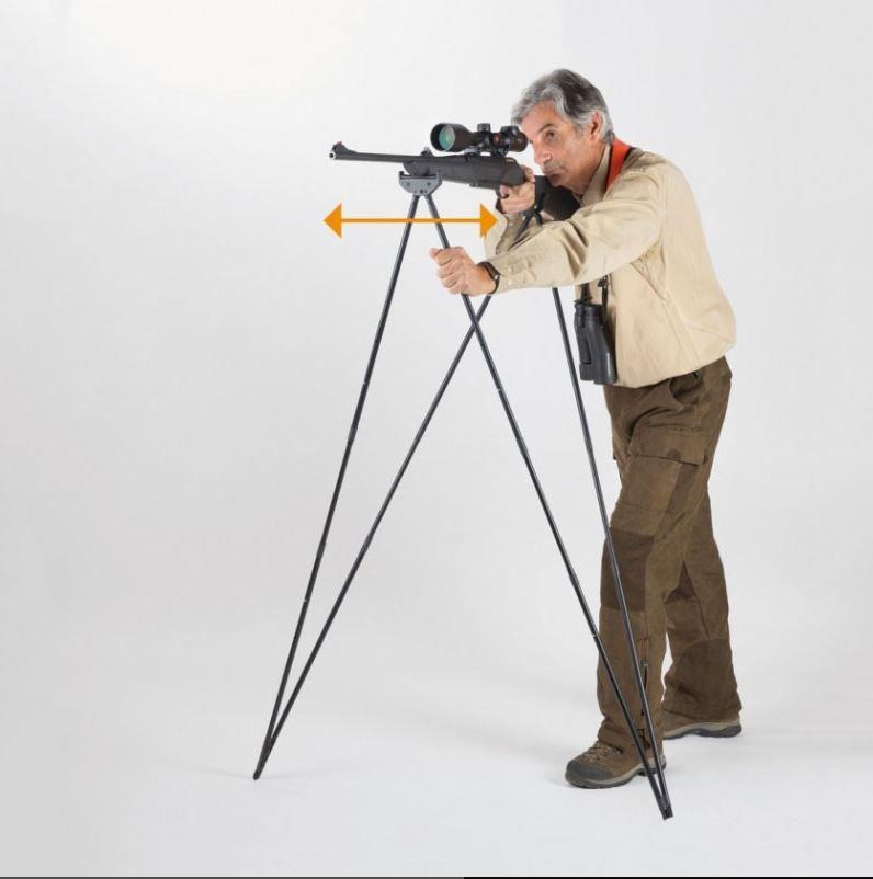 GMK Ultimate Carbon Fibre 4 Stable Shooting Sticks for outdoor shooting and hunting support, lightweight and durable.