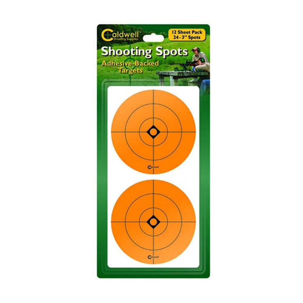 Caldwell 3 Inch Orange Shooting Spots 12 Sheets