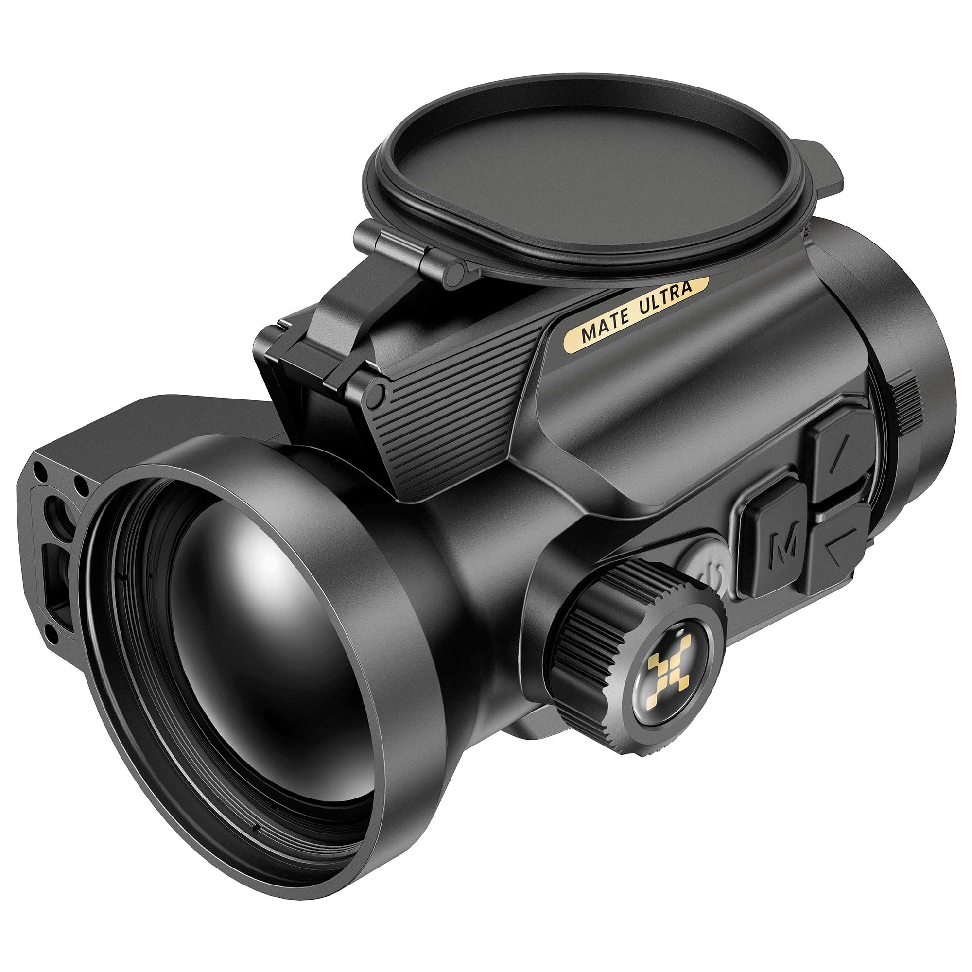 Hawke NocPix MATE Ultra S60R thermal clip-on attachment with 1280x1024 resolution, <15mK sensitivity, 12um for enhanced thermal imaging.