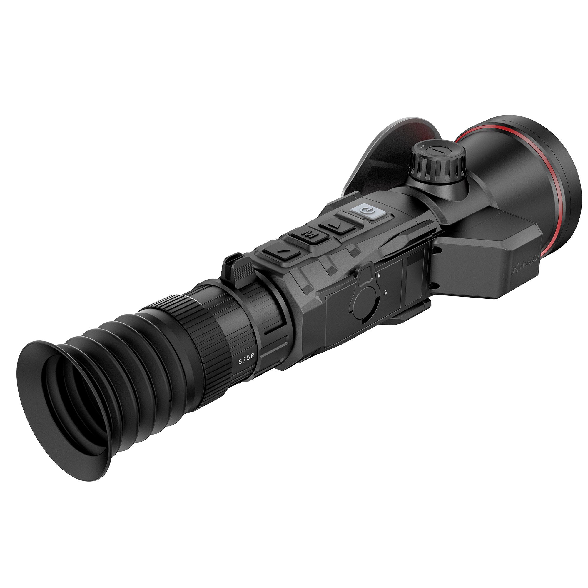 Hawke NocPix RICO2 S75R thermal rifle scope with 75mm lens, LRF, ballistic calculations, 1280x1024 resolution, 12um, 15mK NETD