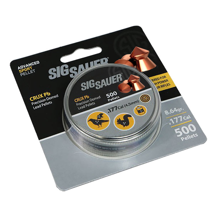 Highland Sig Sauer Copper Coated Dagger Pellets .177 caliber for air rifles, with copper coating for enhanced performance.
