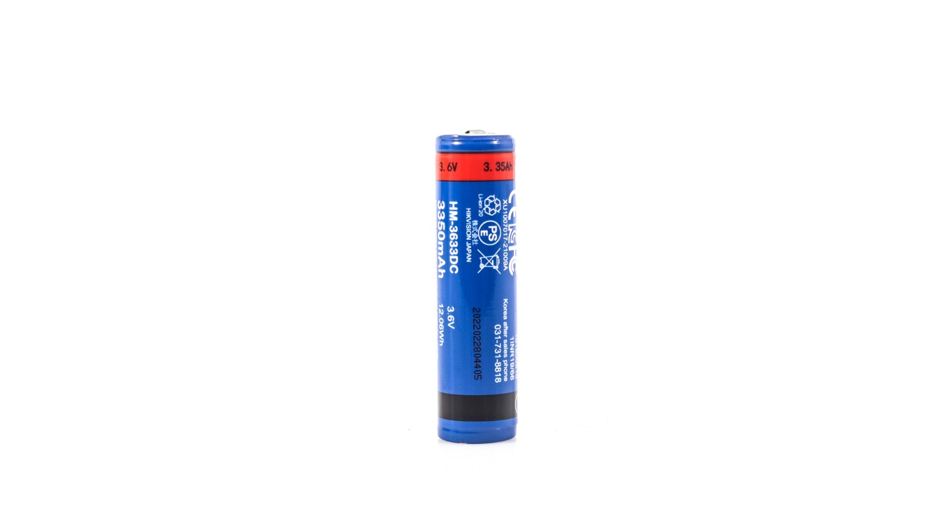 HIKMICRO 18650 3350 mAh Pip Top Premium Lithium ion Rechargeable Battery