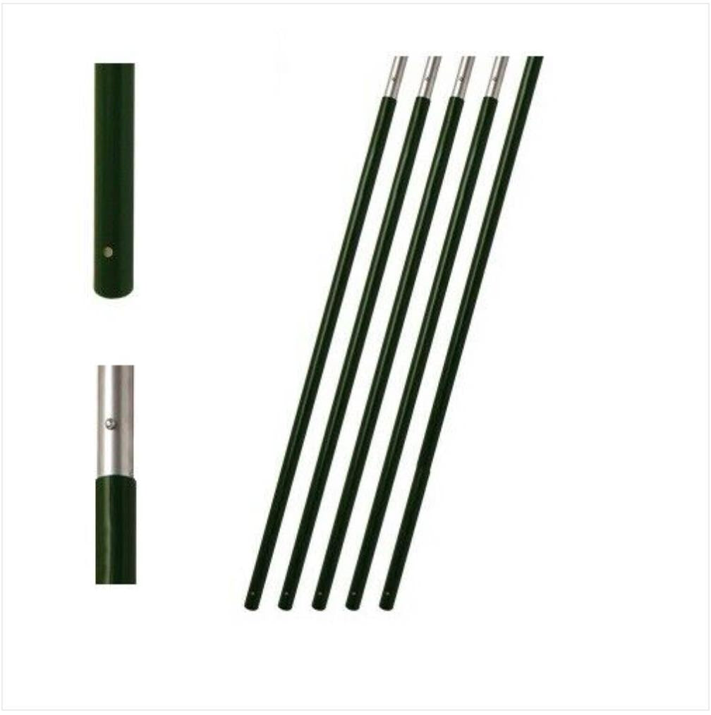 5 lofting poles, reaching up to 25 feet (5 x 5 feet poles)PRODUCT SAFETY WARNING:- DO NOT USE WITHIN 40 FEET OF OVERHEAD ELECTRICITY WIRES, TELEPHONE WIRES, OR ANY ELECTRICITY SOURCE. 