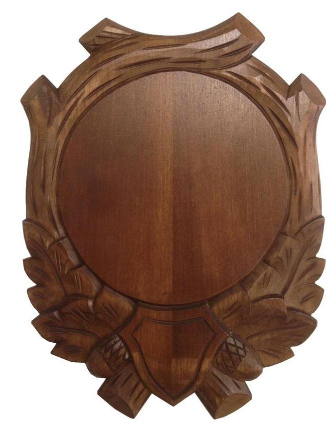 SPJAGD trophy plate in 14cm-20cm size, with a decorative design suitable for display or awards.