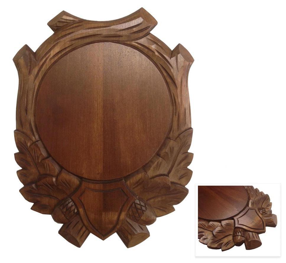 SPJAGD Trophy Plate in 14cm-20cm size, featuring a decorative design suitable for awards or display.