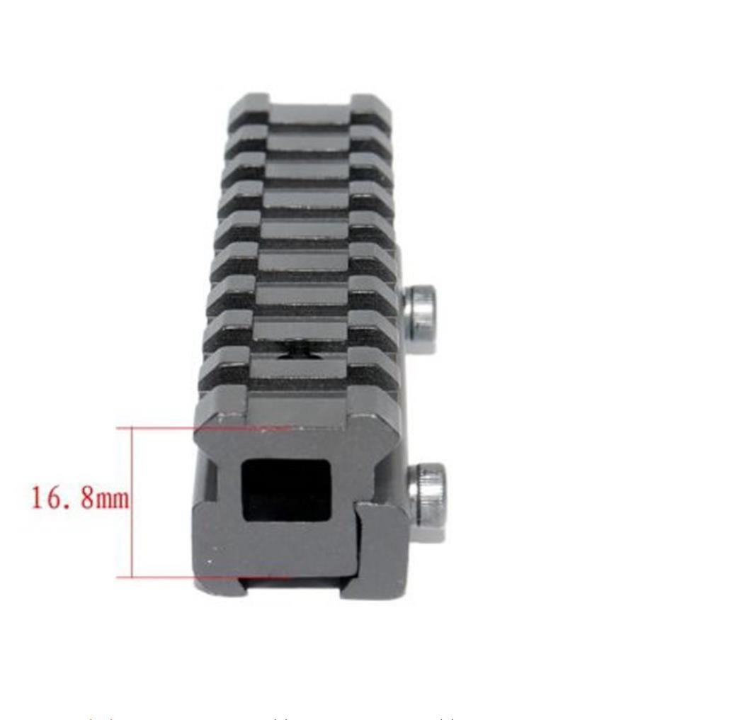 Shenzhen Home Security 11mm dovetail to 20mm Picatinny rail converter for firearm accessory mounting.