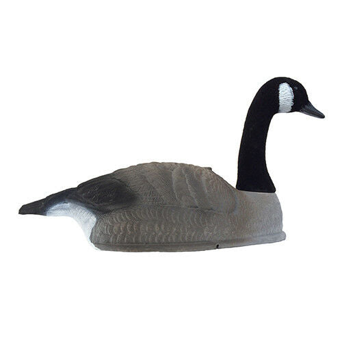 Flocked Canada Goose shell decoy by WINDY, realistic bird decoy for hunting or outdoor decor, featuring detailed flocked finish.