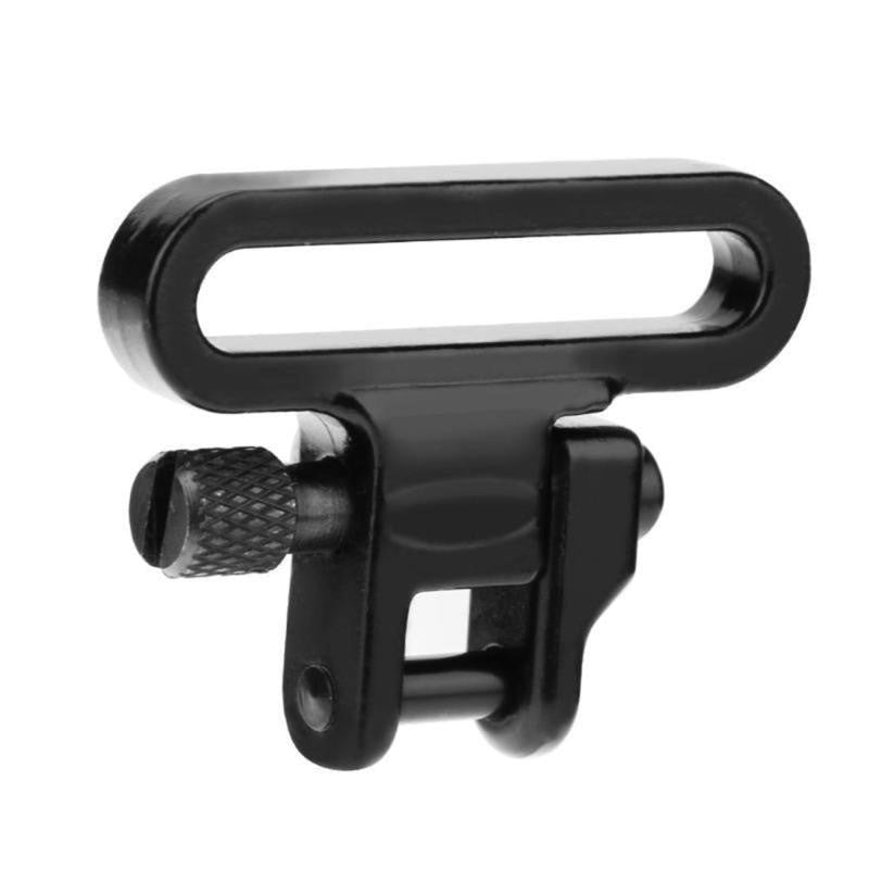 Close-up of 1-inch tactical rifle sling swivels mount attachment from AliExpress showing durable metal construction and mounting hardware.