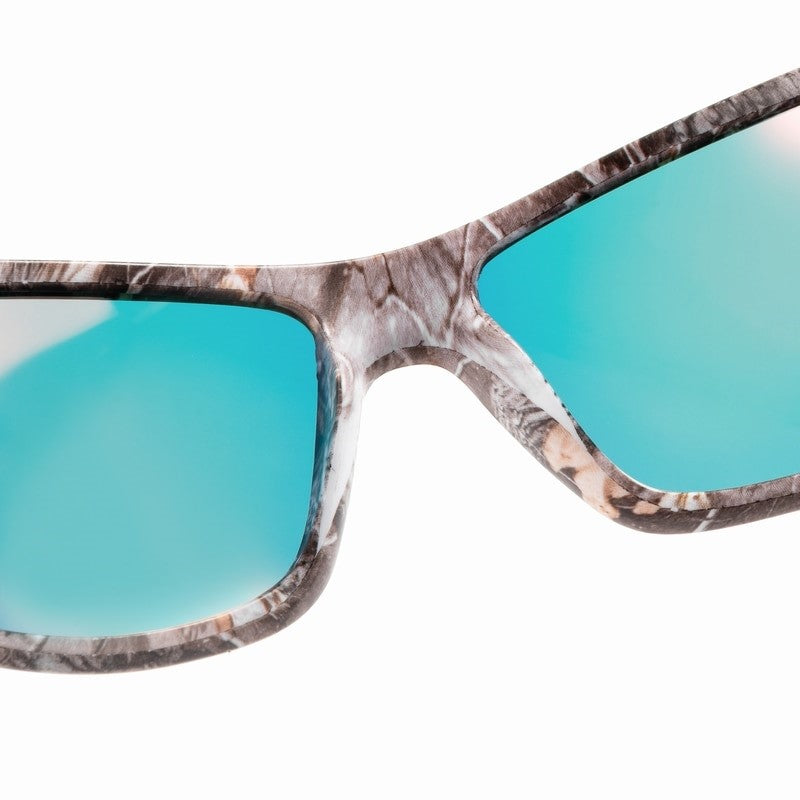 Blue camo hunting glasses from ALIEXPRESS featuring tactical design and durable frame for outdoor hunting activities.