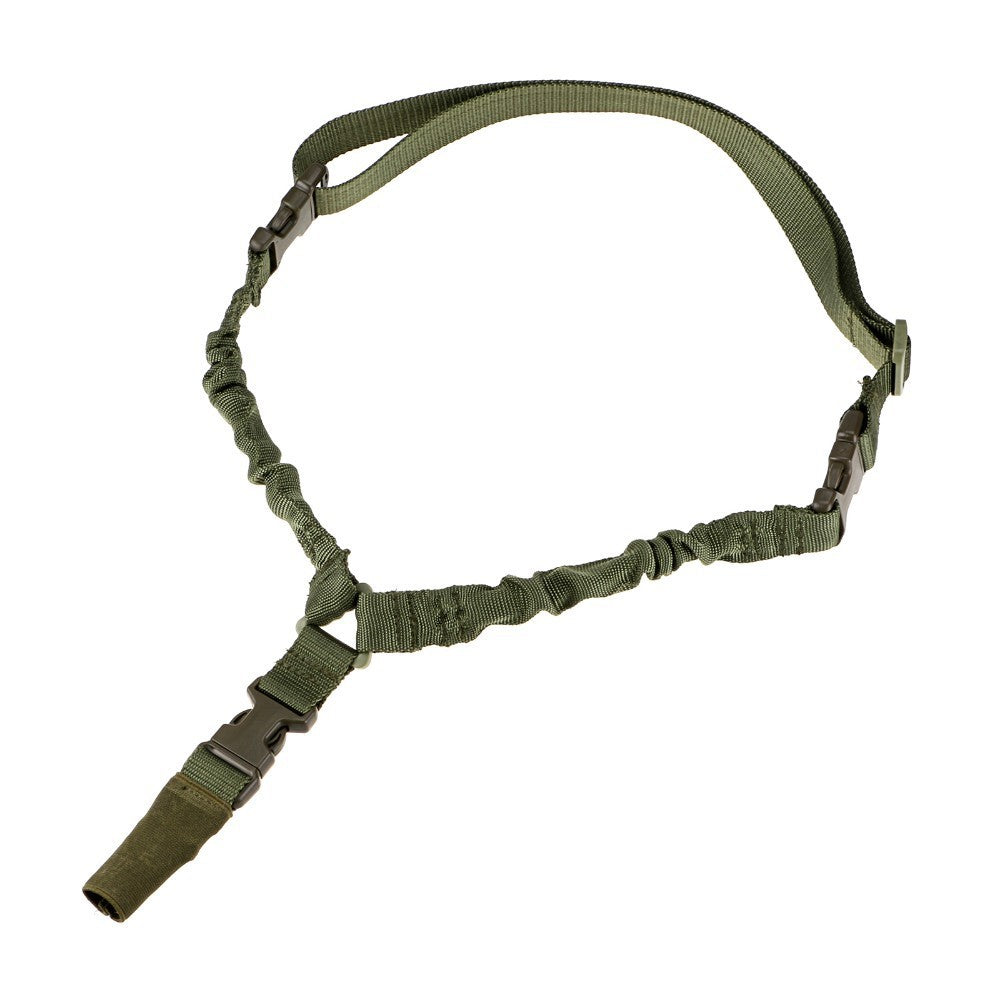 Tactical single point rifle sling from AliExpress, adjustable strap with quick-release buckle for secure firearm carrying.