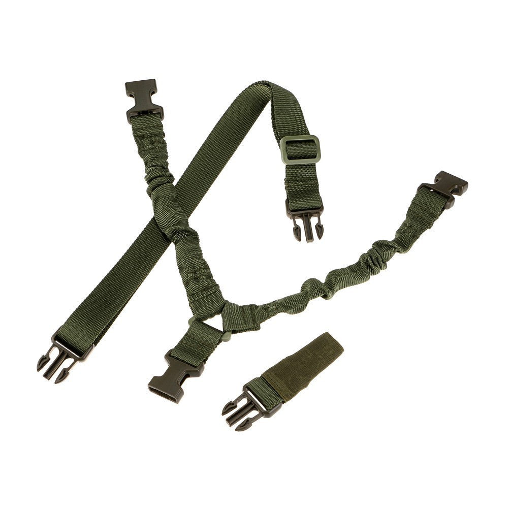 Tactical single point rifle sling by AliExpress with adjustable straps and quick-release buckle for secure firearm carrying