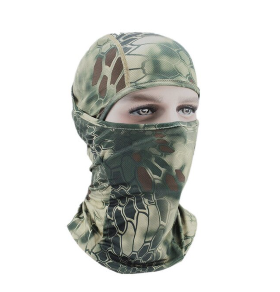 SNAKE CAMO FACE VEIL