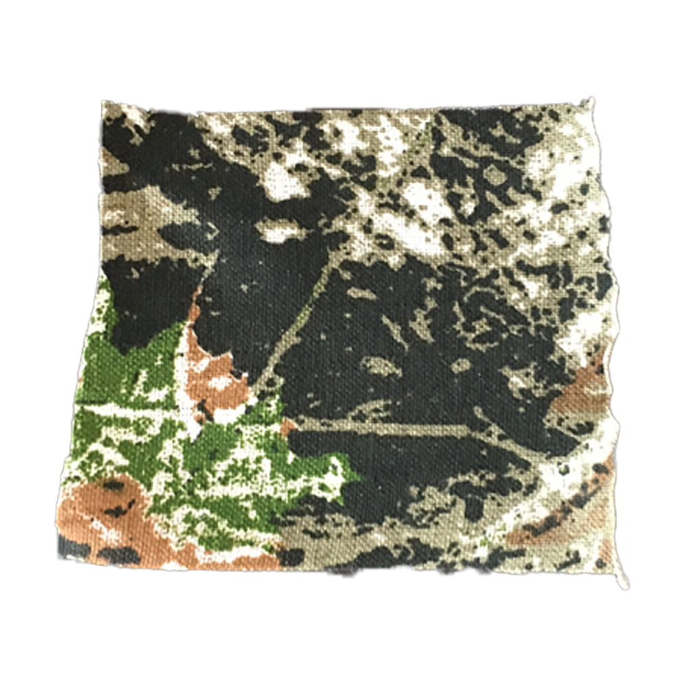 ECHO camouflage fabric tape shown in a roll, featuring green and brown camo pattern for craft and DIY projects.