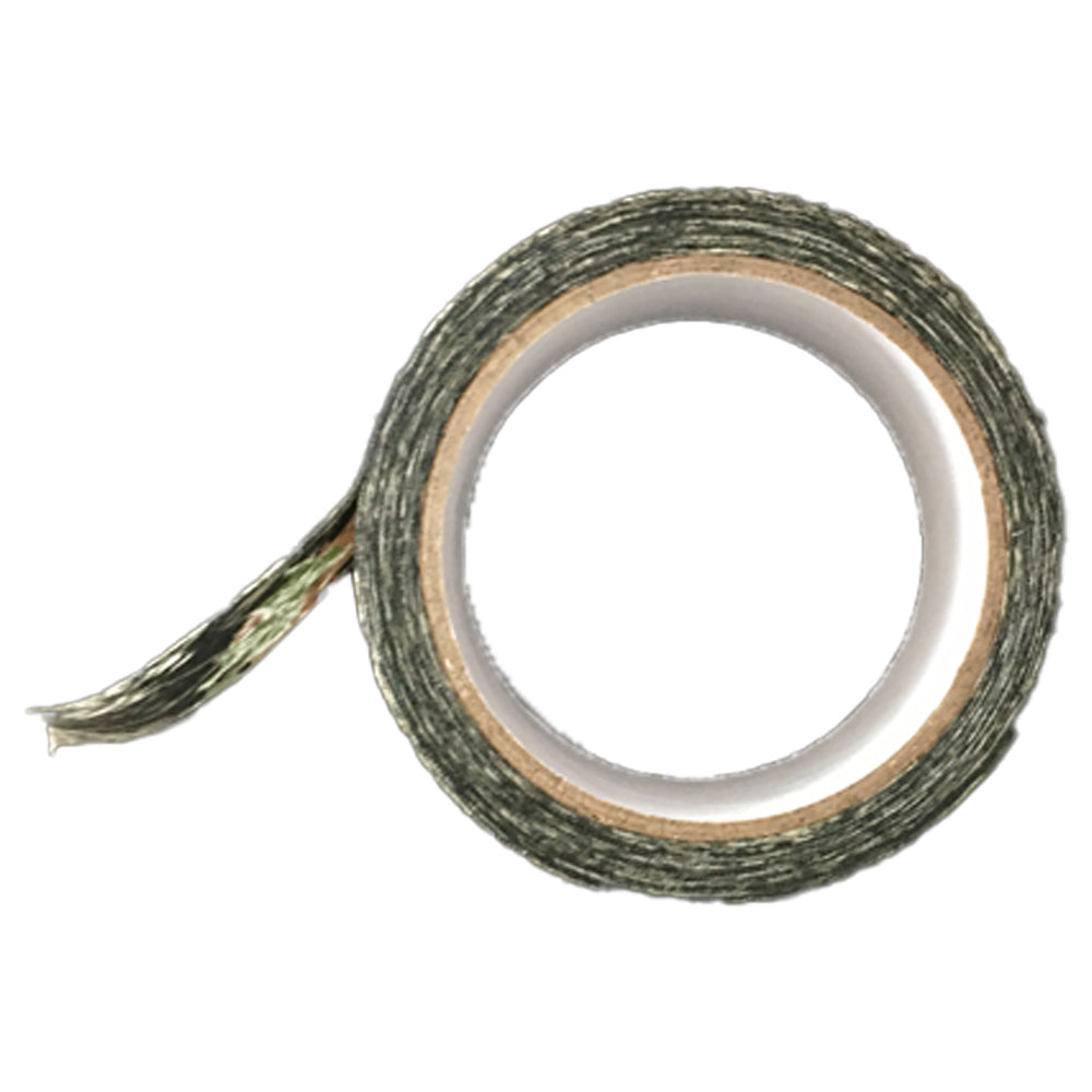 Camouflage fabric tape by ECHO, featuring a green and brown camouflage pattern, suitable for crafting or outdoor projects.