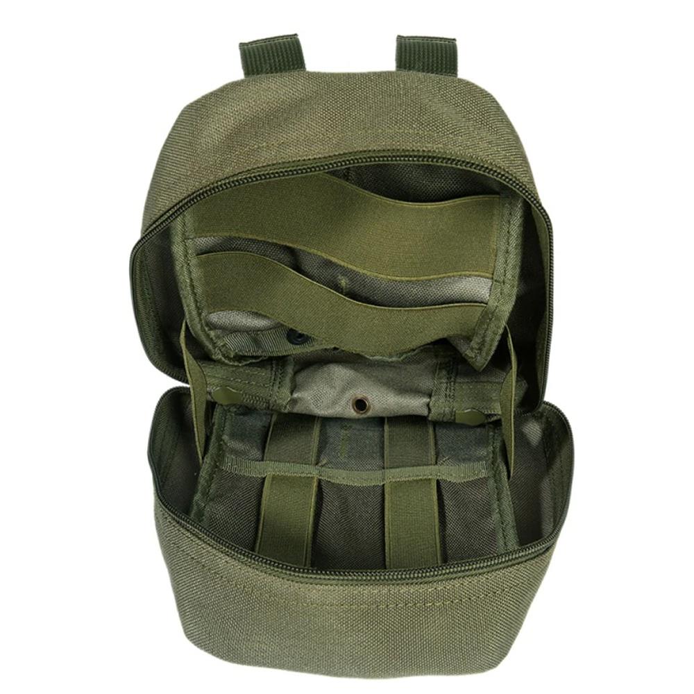 Portable first aid kit bag from AliExpress with medical supplies and compartments for emergency health care.