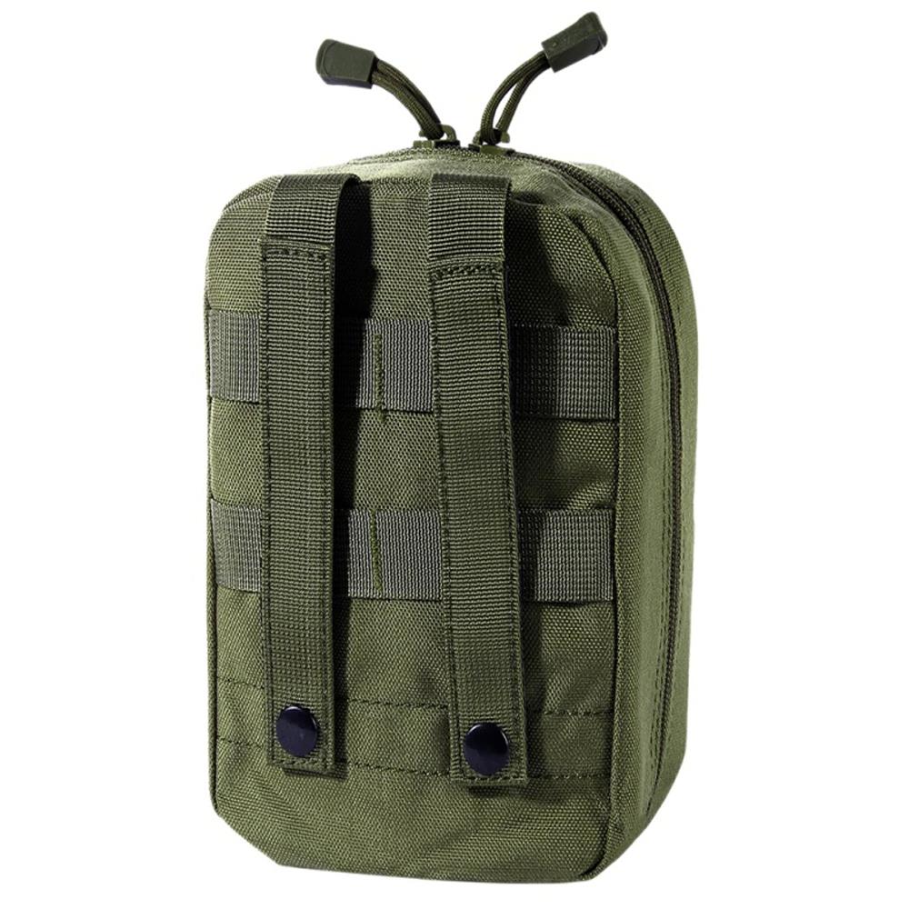 Red first aid kit bag by AliExpress, compact and portable with zipper closure and multiple compartments for emergency medical supplies.