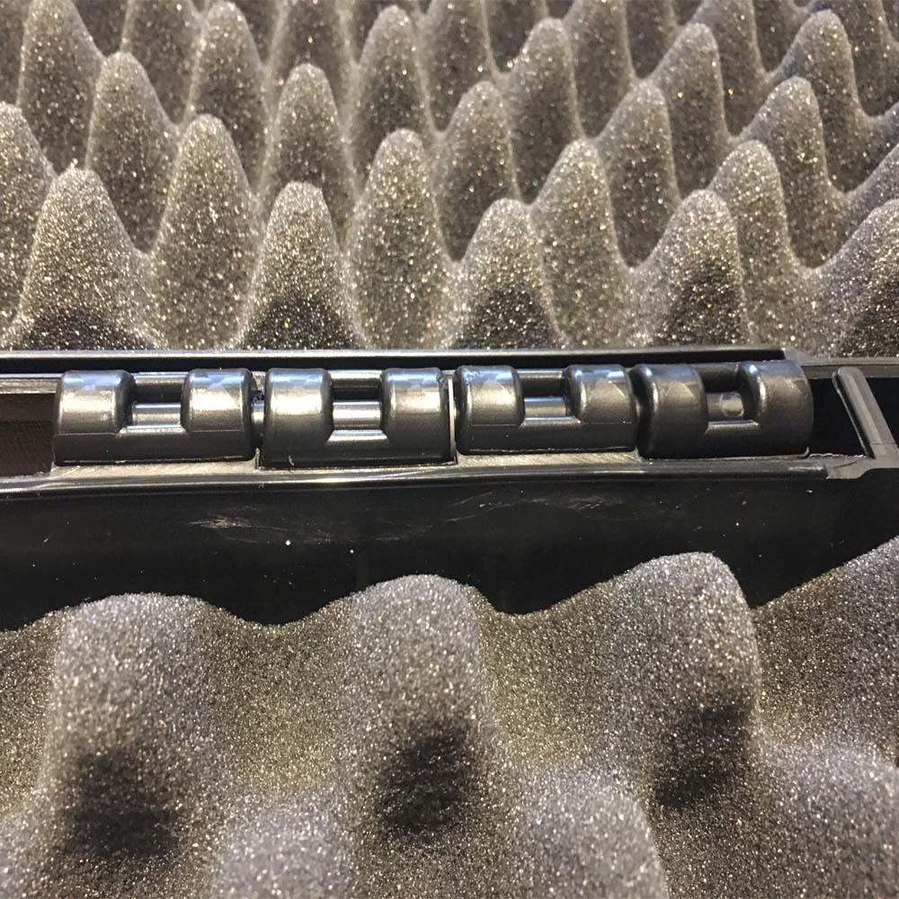 Range single rifle hard case with egg foam lining, durable protective gun case for safe storage and transport.