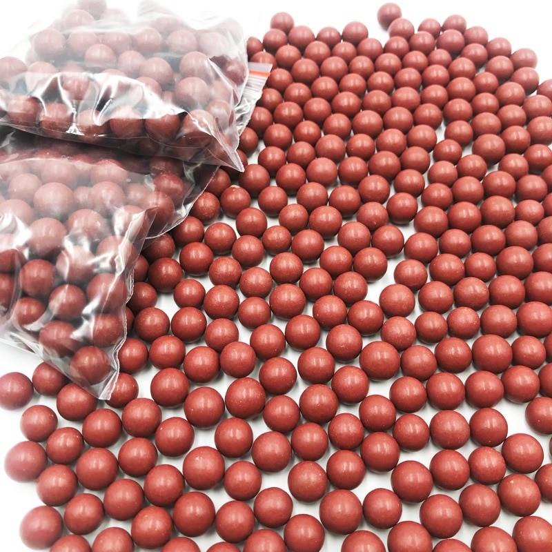 Set of 100 eco-friendly slingshot balls from A1 Decoy Ltd, biodegradable rubber projectiles for outdoor use.