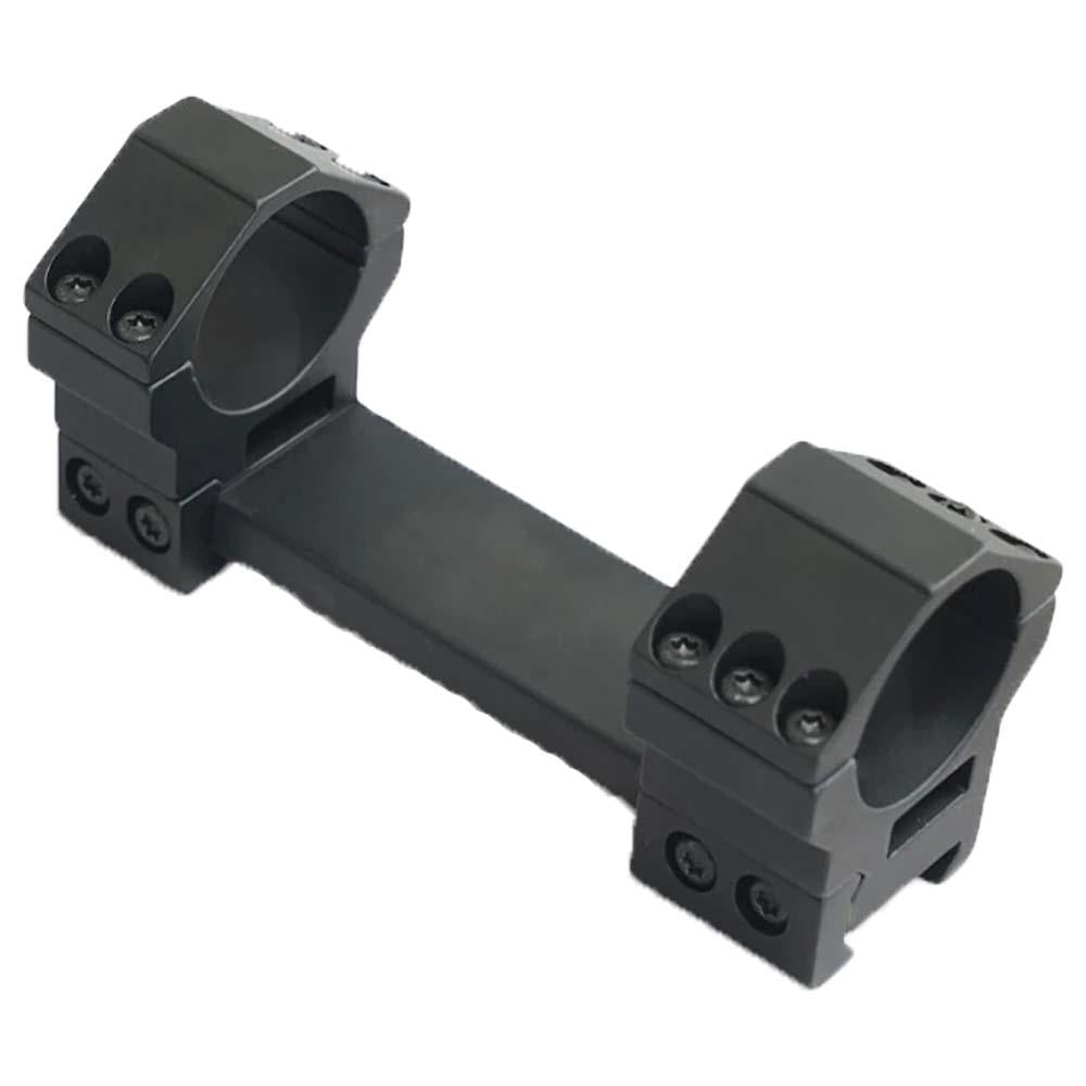 30mm One Piece 24MOA Picatinny rail mount for rifles, durable aluminum construction, designed for firearm accessory attachment.