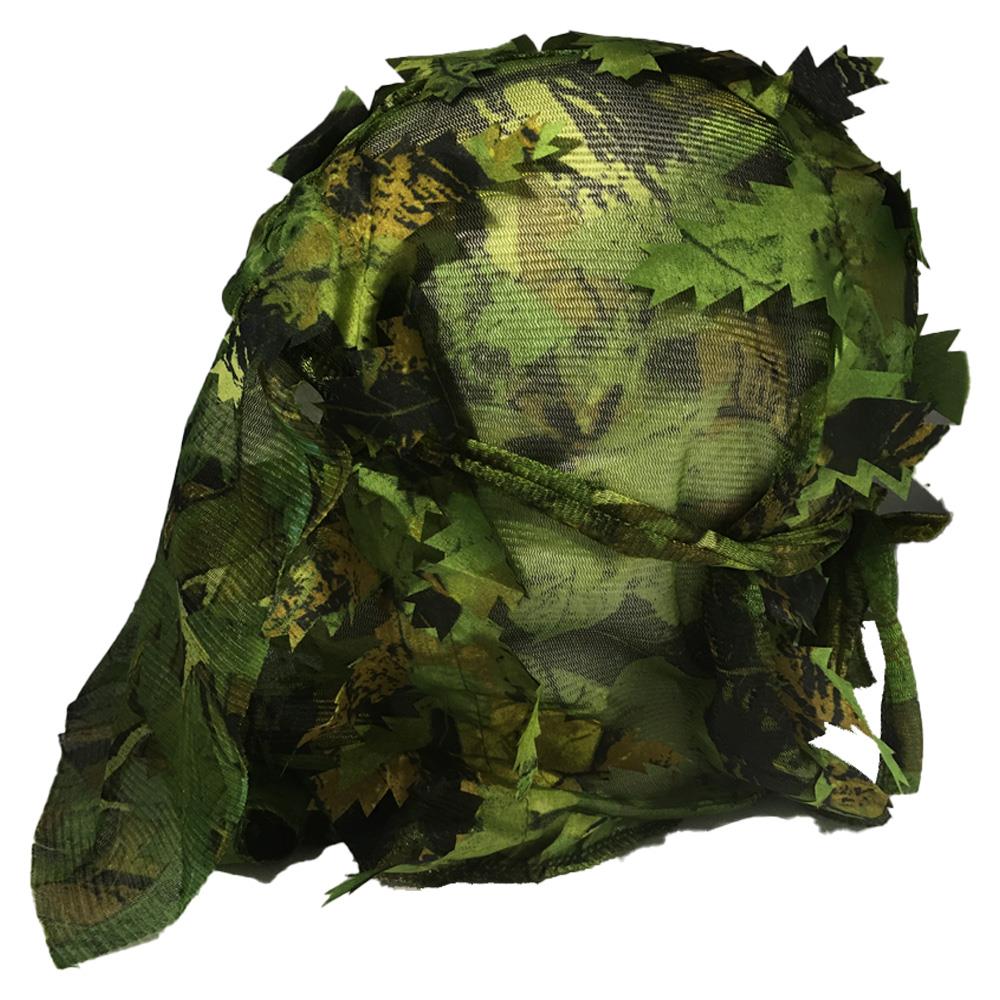 3D leafy veil mask by SIMON featuring intricate leaf patterns and sheer fabric for a stylish, nature-inspired accessory