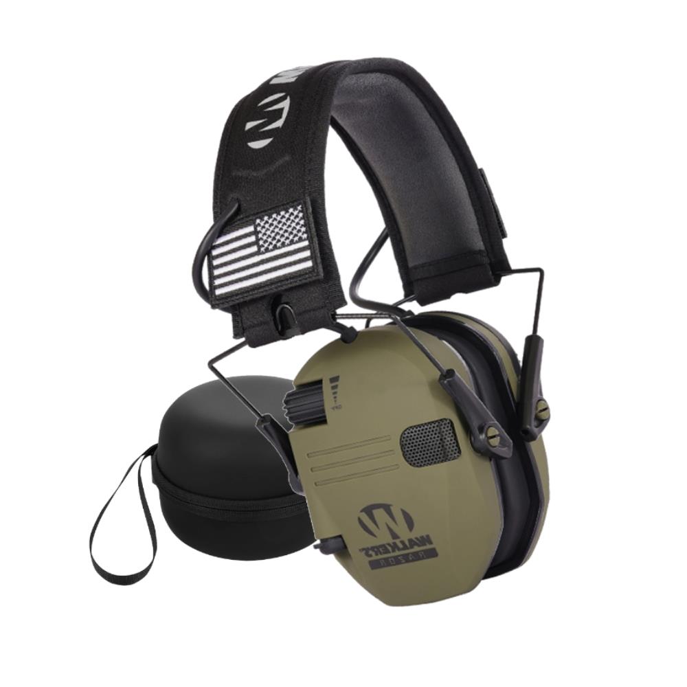 WALKERS RAZOR EAR PROTECTION SAFETY ELECTRONIC EAR DEFENDERS - FREE CASE