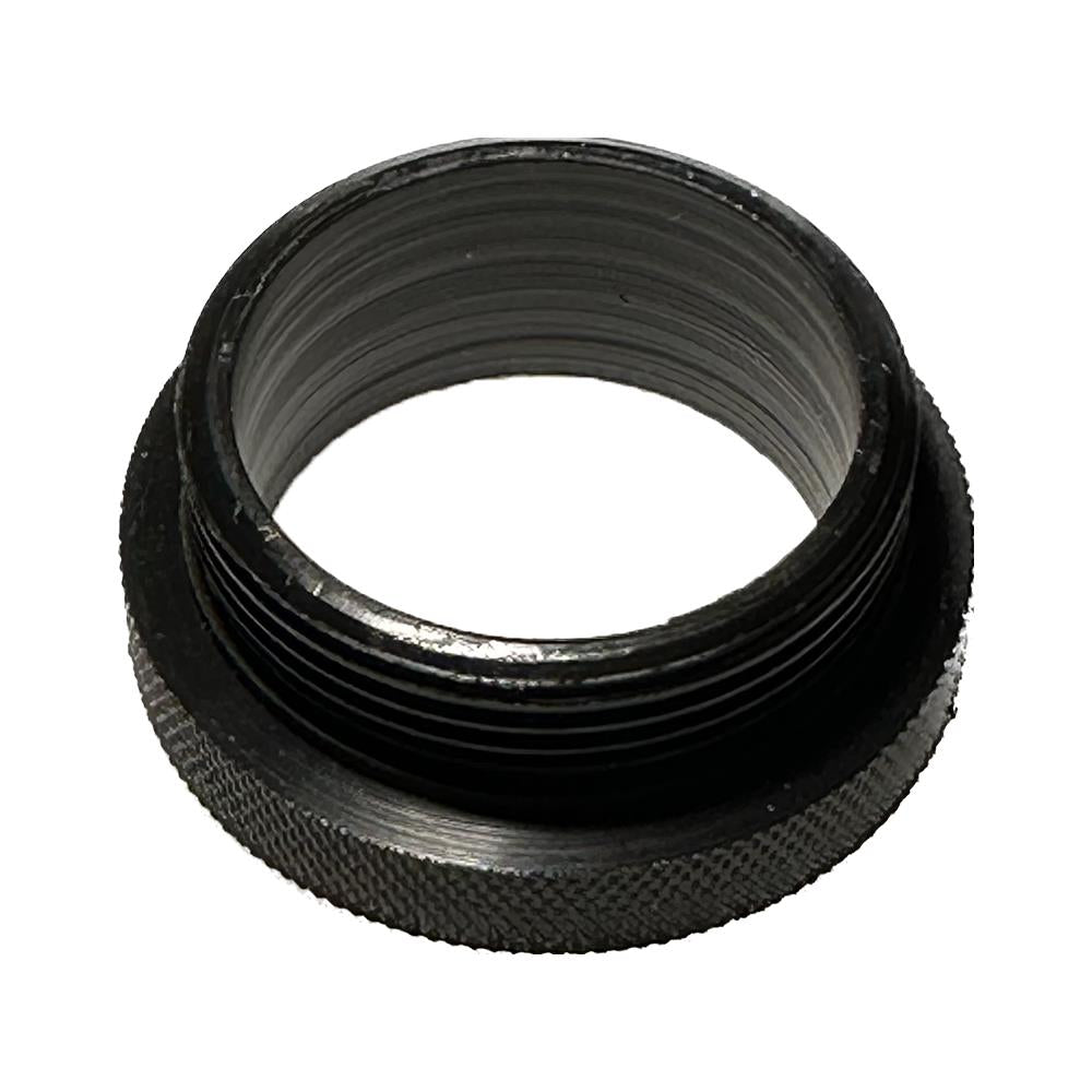 DPT plastic barrel protector in clear, durable material designed to safeguard 22mm metal barrels from damage.