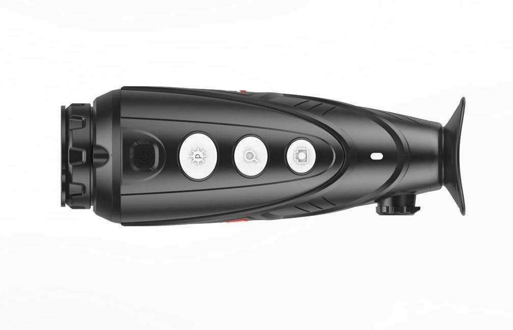 HIGHLAND Infiray E3 Plus thermal monocular with compact design and ergonomic grip, used for outdoor thermal imaging.