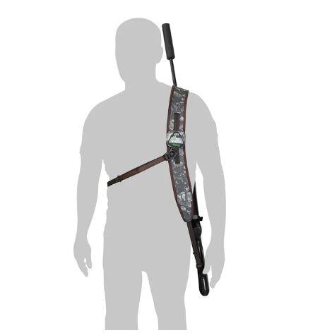 NAPIER Apex Sidewinder Rifle Sling shown with adjustable straps and padded sections for comfortable firearm carrying.