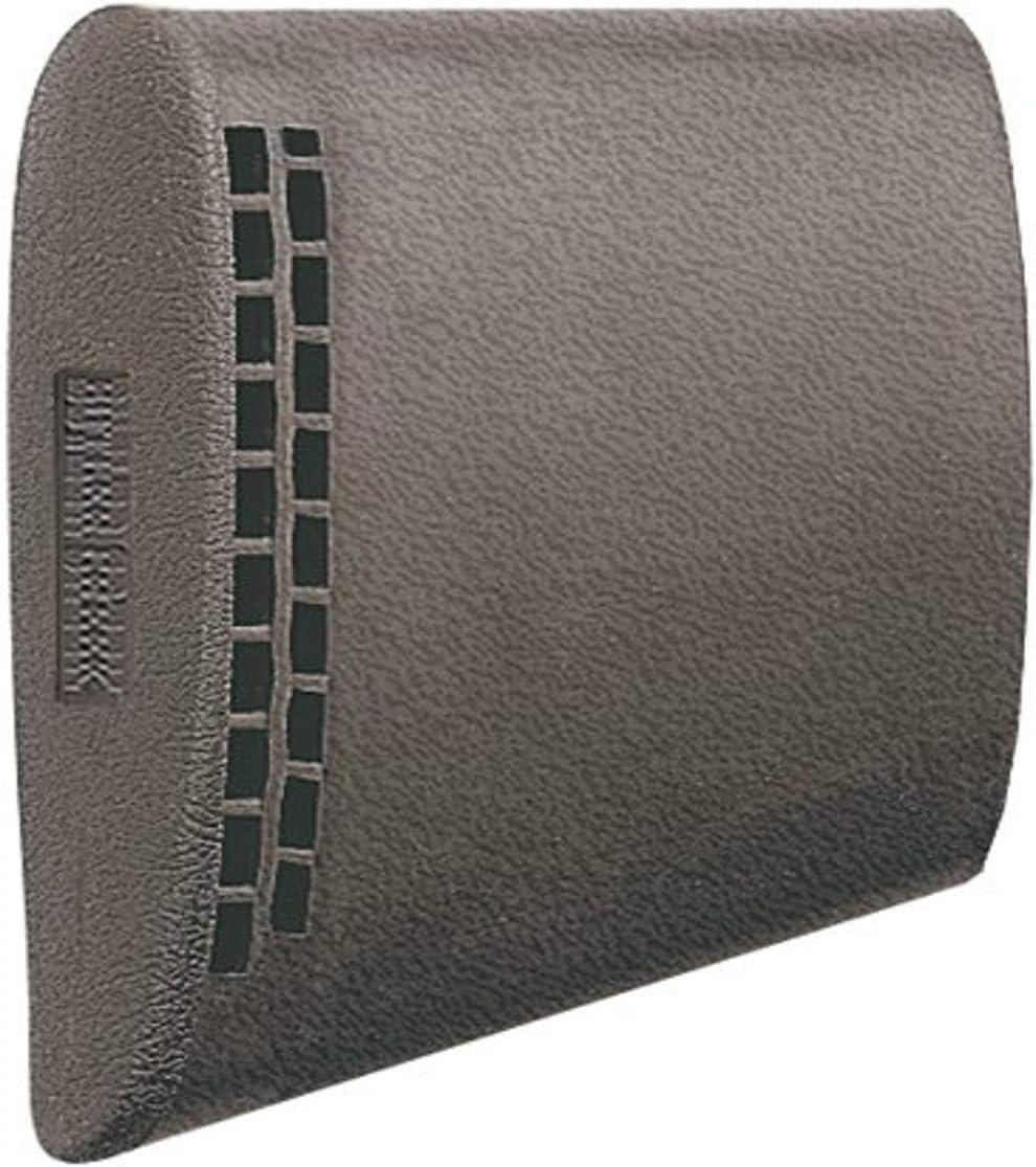 Edgar Butler Creek slip-on recoil pad attached to a rifle stock, providing cushioning and recoil absorption for comfortable shooting.