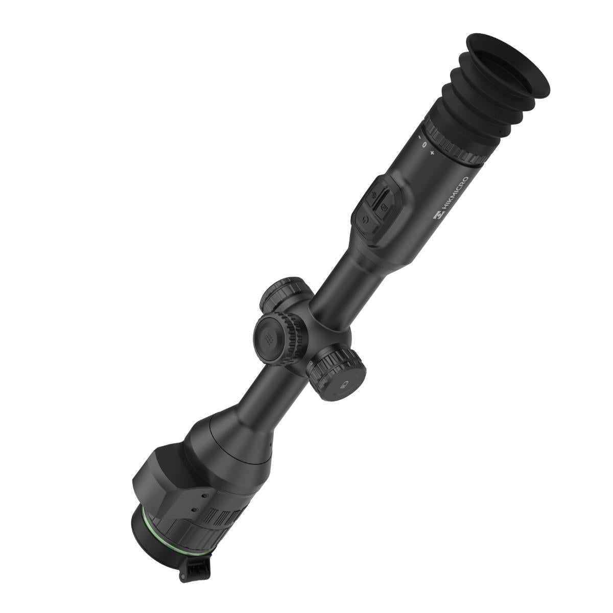 ELITE HIKMICRO Alpex A50EL 4K LRF digital day and night scope with free mount, featuring advanced optics for outdoor surveillance.