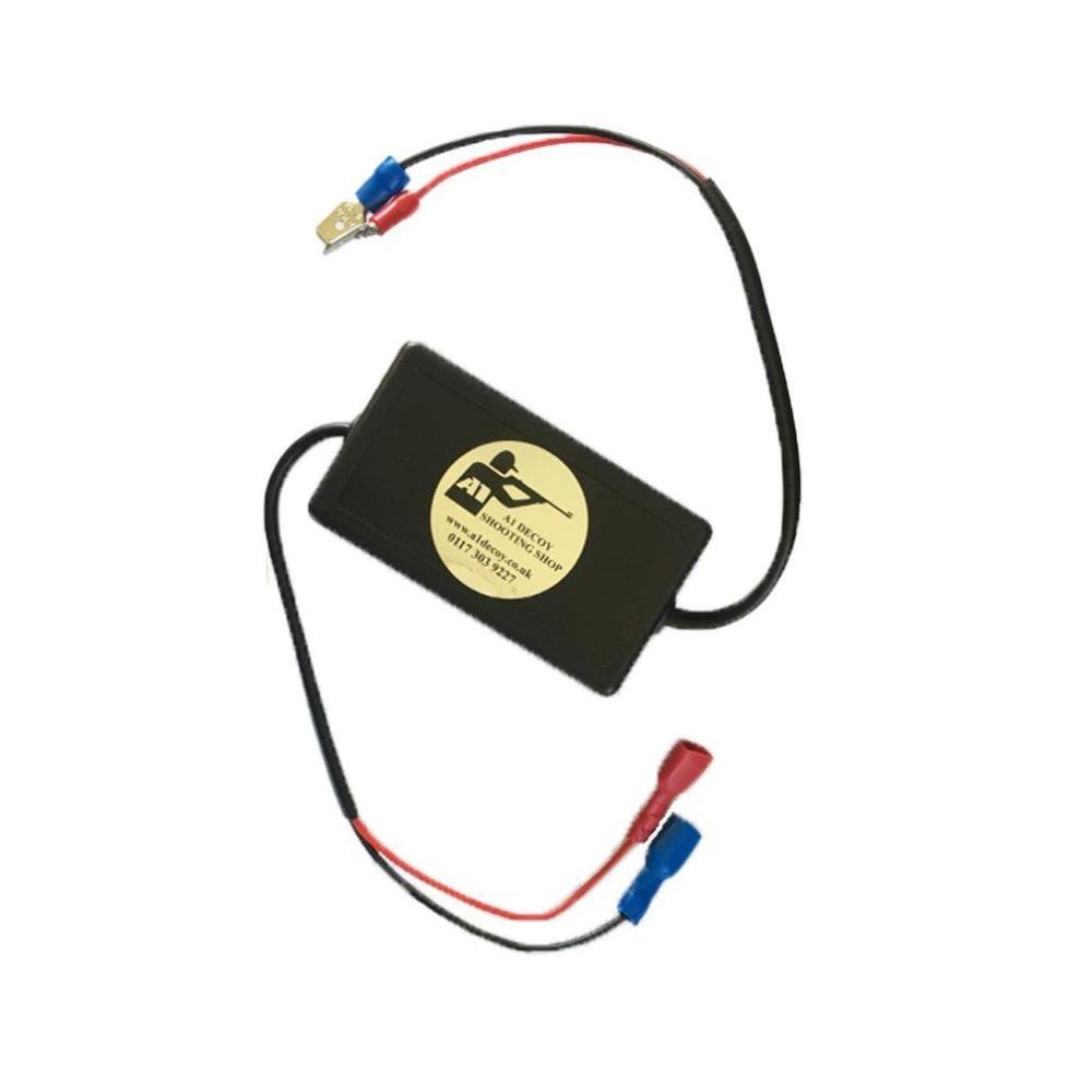 Variable random timer for pigeon and crow flappers, magnetic device from ALIEXPRESS designed to control bird deterrent flappers.