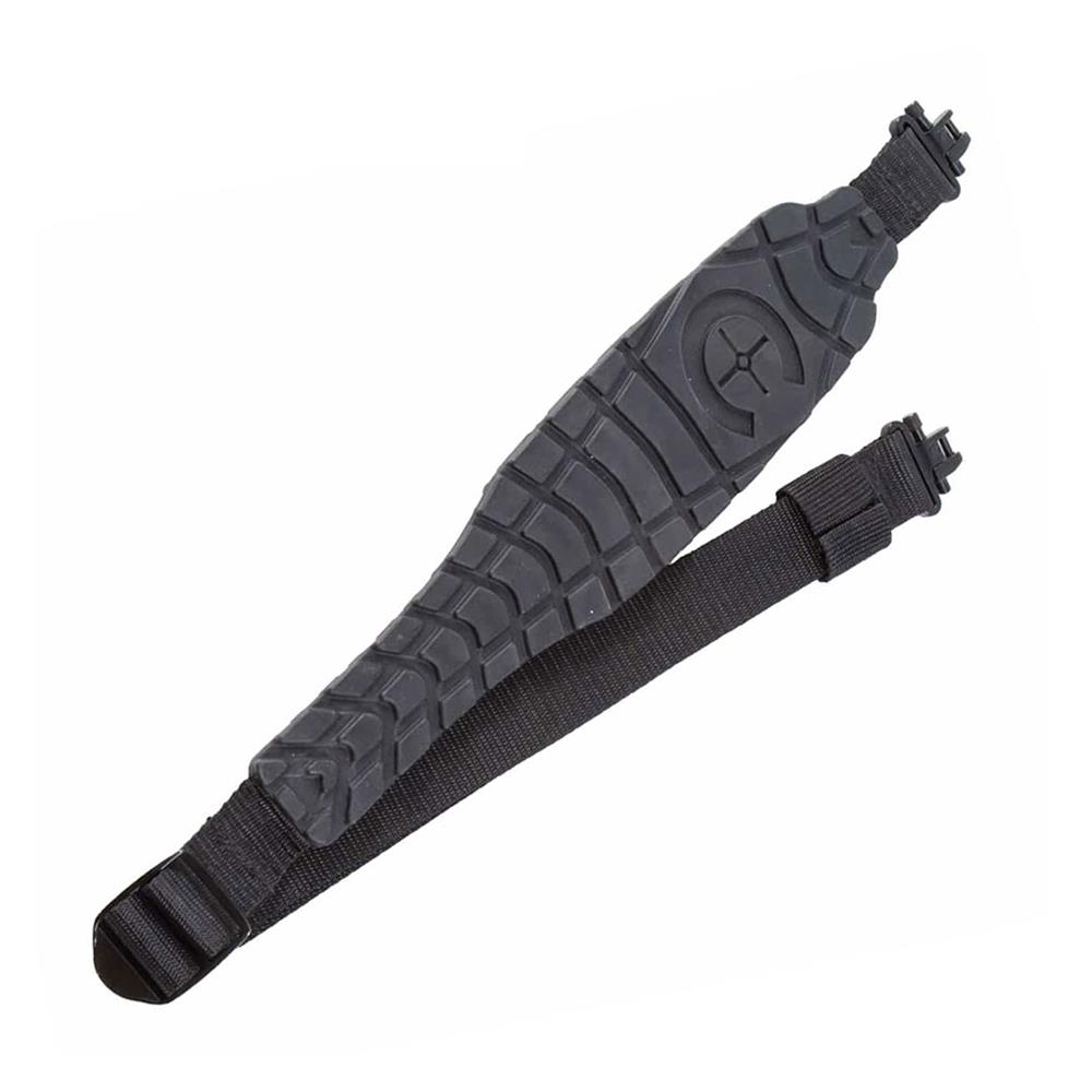 Black Caldwell Max Grip Sling by SPORTSMAN, featuring adjustable straps and durable materials for secure firearm carrying.